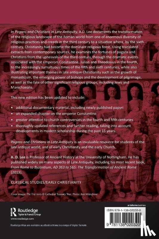 Lee, A. D. (University of Nottingham - Pagans and Christians in Late Antiquity