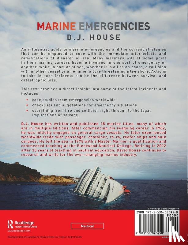 House, David (previously a lecturer at Fleetwood Nautical College - Marine Emergencies