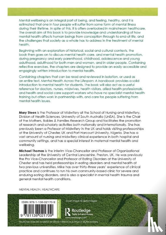  - Mental Health Across the Lifespan