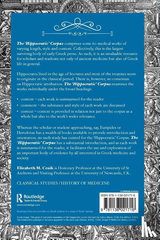 Craik, Elizabeth - The 'Hippocratic' Corpus