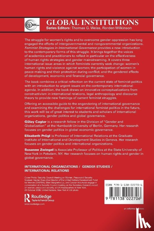  - Feminist Strategies in International Governance
