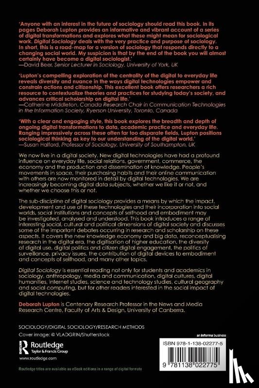 Lupton, Deborah (University of Canberra - Digital Sociology