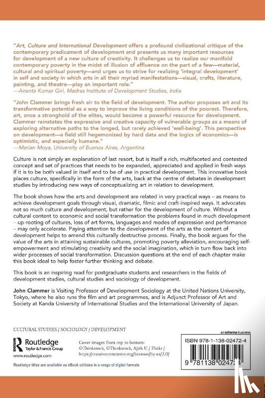 Clammer, John - Art, Culture and International Development