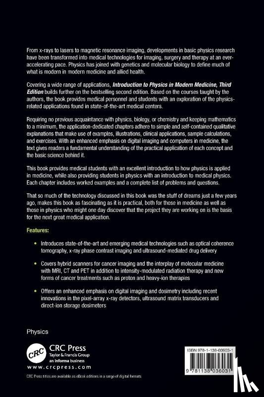 Kane, Suzanne Amador (Haverford College, Gelman, Boris A. - Introduction to Physics in Modern Medicine