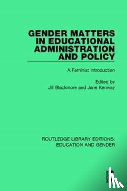  - Gender Matters in Educational Administration and Policy