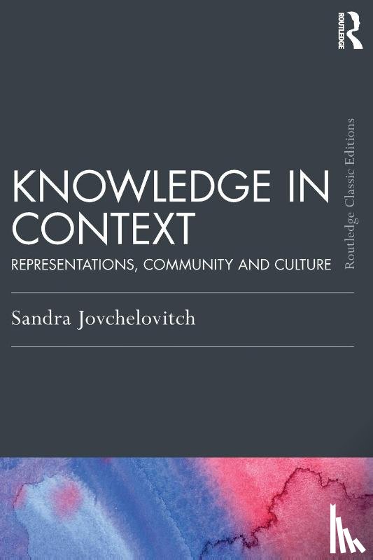 Jovchelovitch, Sandra - Knowledge in Context
