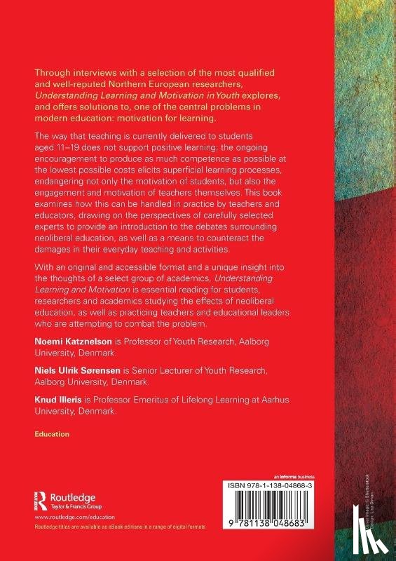 Katznelson, Noemi, Ulrik Sørensen, Niels, Illeris, Knud - Understanding Learning and Motivation in Youth