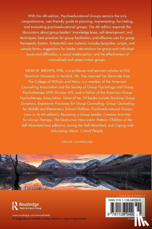 Brown, Nina W. (Old Dominion University - Psychoeducational Groups