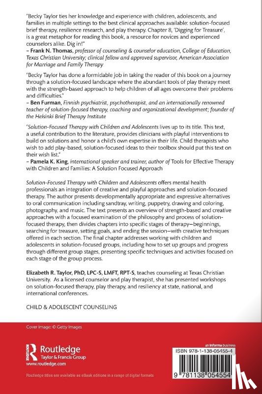 Taylor, Elizabeth R. - Solution-Focused Therapy with Children and Adolescents