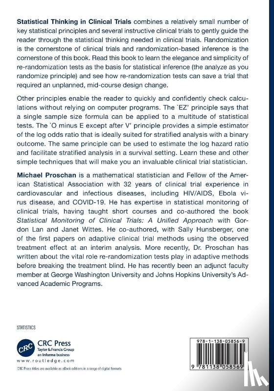 Proschan, Michael A. (National Institute of Allergy and Infectious Diseases (NIAID) - Statistical Thinking in Clinical Trials