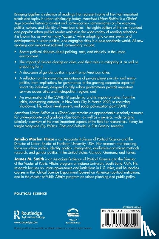  - American Urban Politics in a Global Age