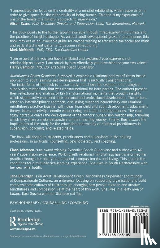 Adamson, Fiona, Brendgen, Jane - Mindfulness-Based Relational Supervision