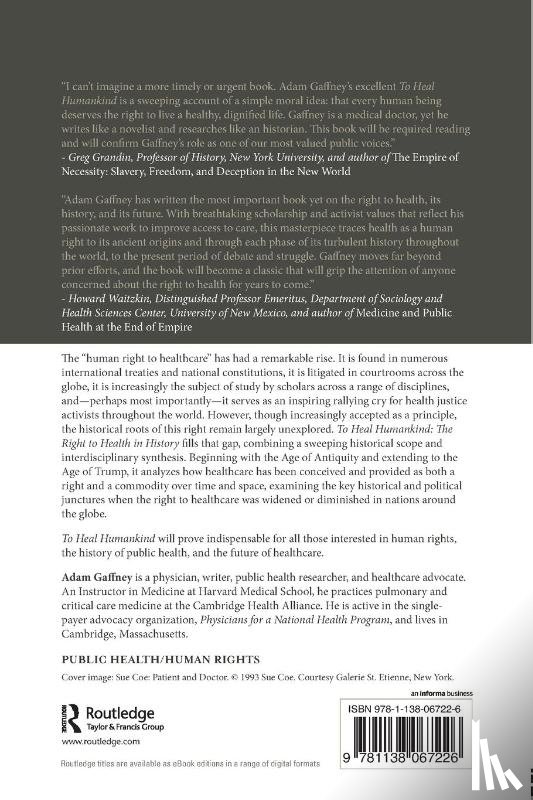 Gaffney, Adam - To Heal Humankind