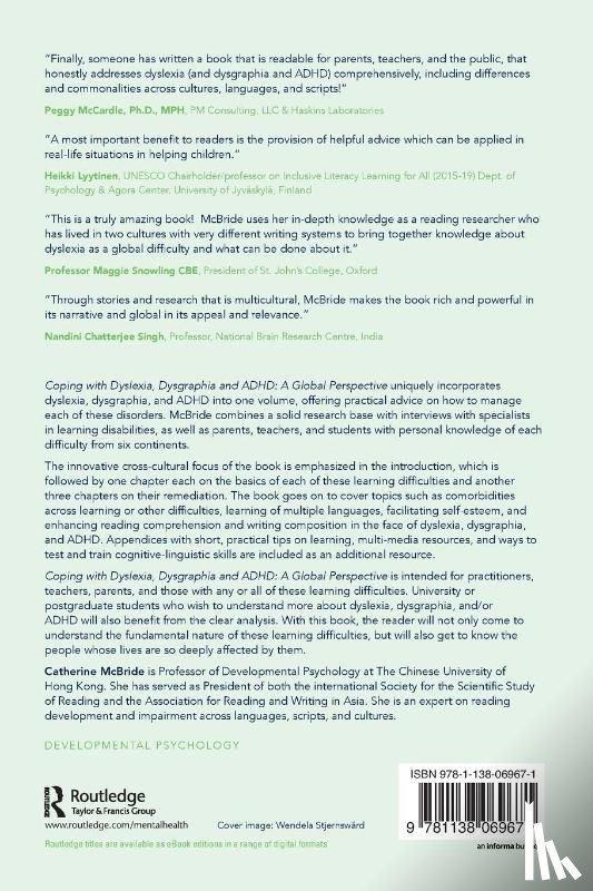 McBride, Catherine (The Chinese University of Hong Kong) - Coping with Dyslexia, Dysgraphia and ADHD
