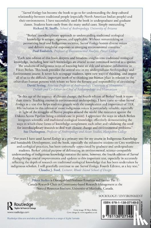 Berkes, Fikret (University of Manitoba - Sacred Ecology