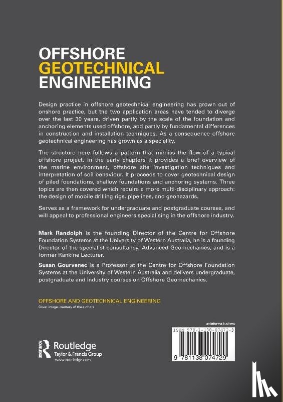Randolph, Mark - Offshore Geotechnical Engineering