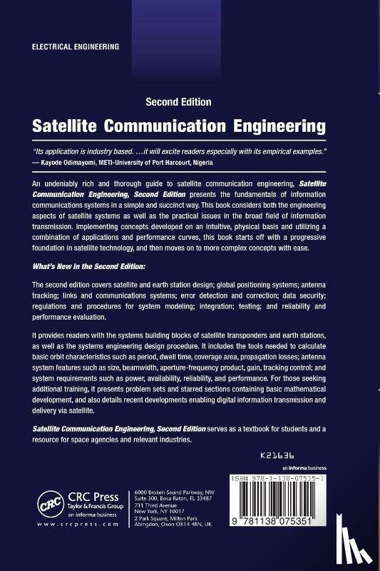 Kolawole, Michael Olorunfunmi - Satellite Communication Engineering