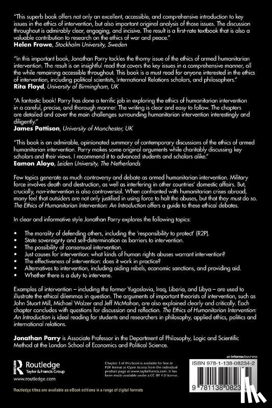 Parry, Jonathan (University of Birmingham - The Ethics of Humanitarian Intervention