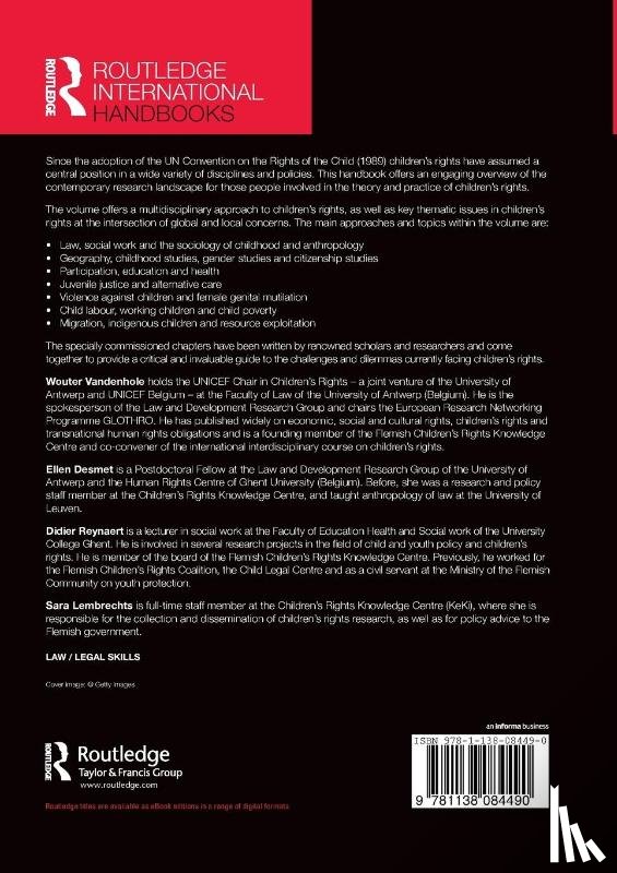  - Routledge International Handbook of Children’s Rights Studies