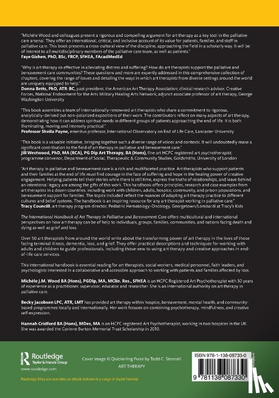  - The International Handbook of Art Therapy in Palliative and Bereavement Care
