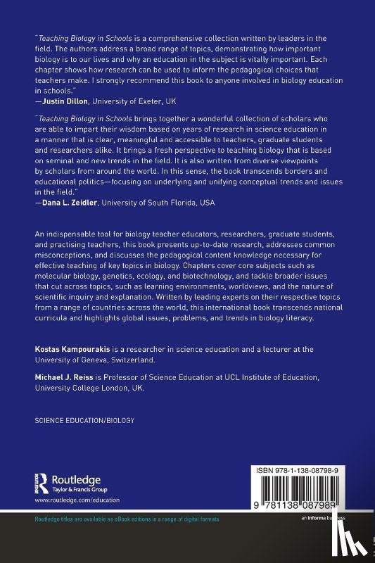  - Teaching Biology in Schools