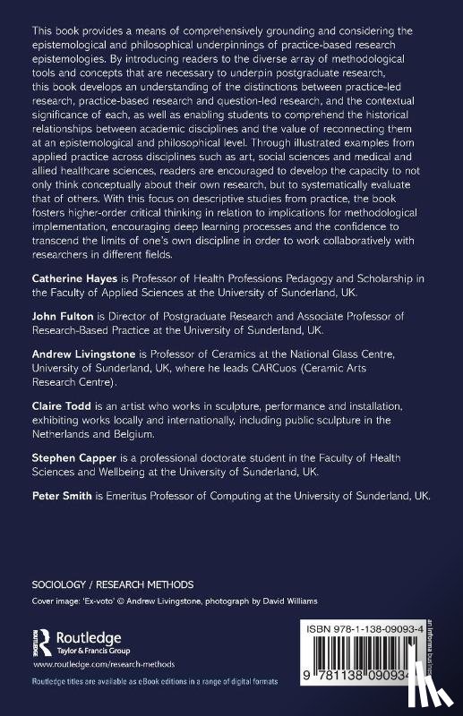 Hayes, Catherine (University of Sunderland, Fulton, John (University of Sunderland, Livingstone, Andrew (University of Sunderland, Todd, Claire (University of Sunderland - Beyond Disciplinarity