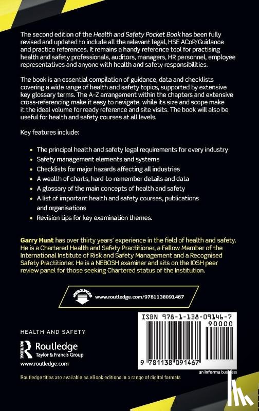 Hunt, Garry - Health and Safety Pocket Book