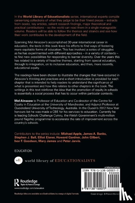 Ainscow, Mel (University of Manchester - Struggles for Equity in Education