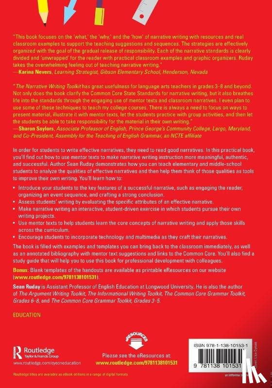 Ruday, Sean (Longwood University - The Narrative Writing Toolkit