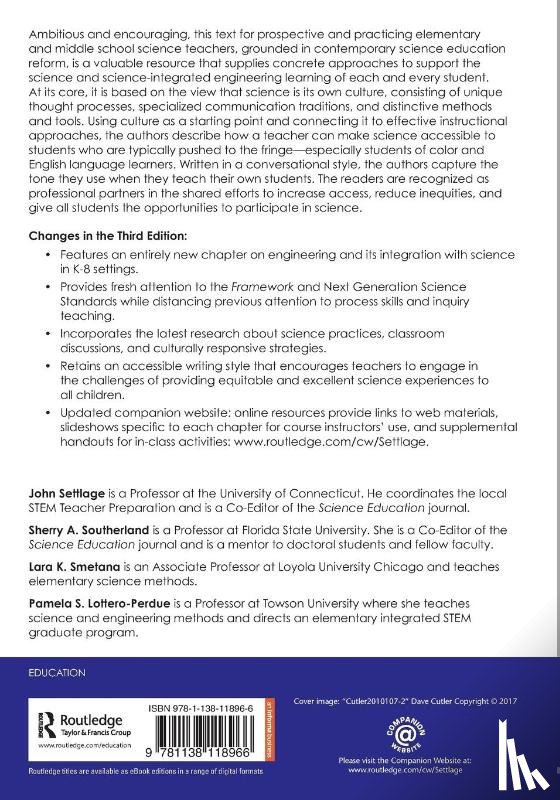 Settlage, John (University of Connecticut, Southerland, Sherry A. (Florida State University, Smetana, Lara K., Lottero-Perdue, Pamela S. - Teaching Science to Every Child