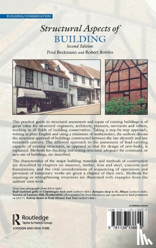 Beckmann, Poul, Bowles, Robert - Structural Aspects of Building Conservation