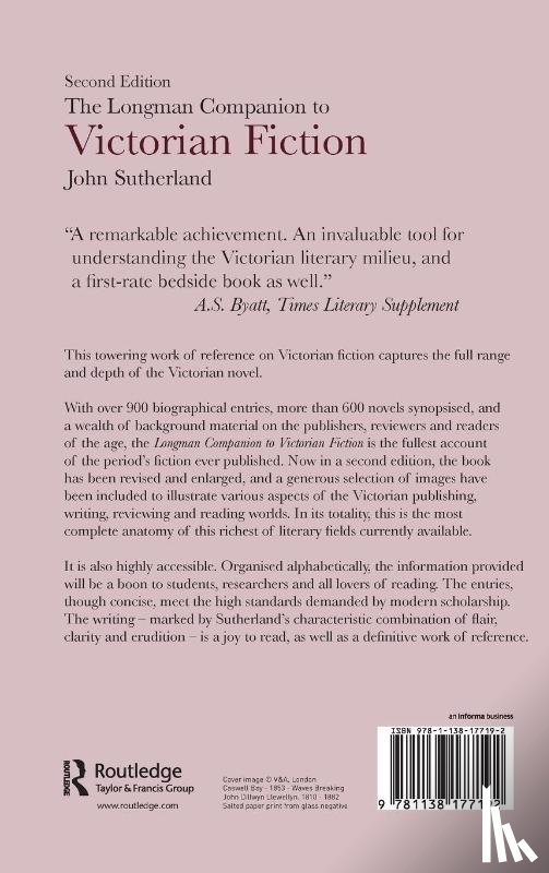 Sutherland, John - The Longman Companion to Victorian Fiction