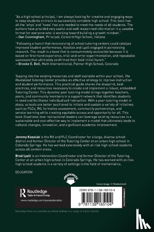 Koselak, Jeremy, Lyall, Brad - The Revitalized Tutoring Center