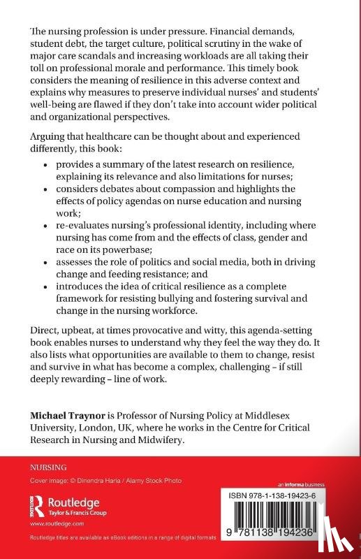 Traynor, Michael (Middlesex University - Critical Resilience for Nurses