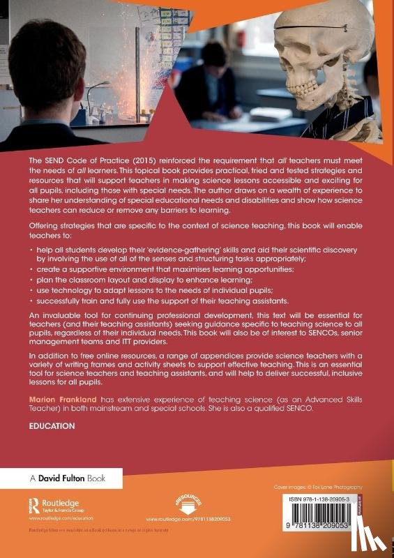 Frankland, Marion - Addressing Special Educational Needs and Disability in the Curriculum: Science
