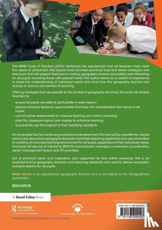 Harris, Helen (Geography teacher - Addressing Special Educational Needs and Disability in the Curriculum: Geography