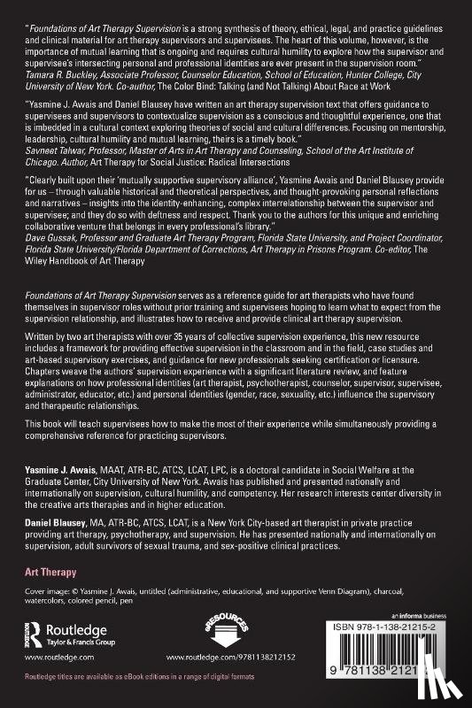 Awais, Yasmine J. (Drexel University), Blausey, Daniel - Foundations of Art Therapy Supervision