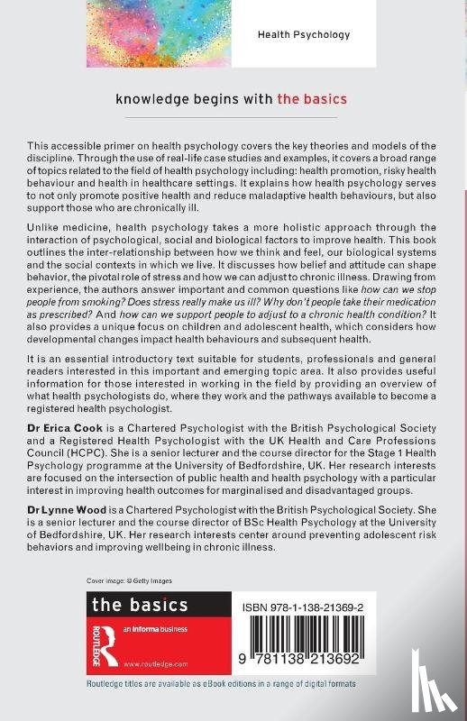 Cook, Erica (University of Bedfordshire, Wood, Lynne (University of Bedfordshire - Health Psychology