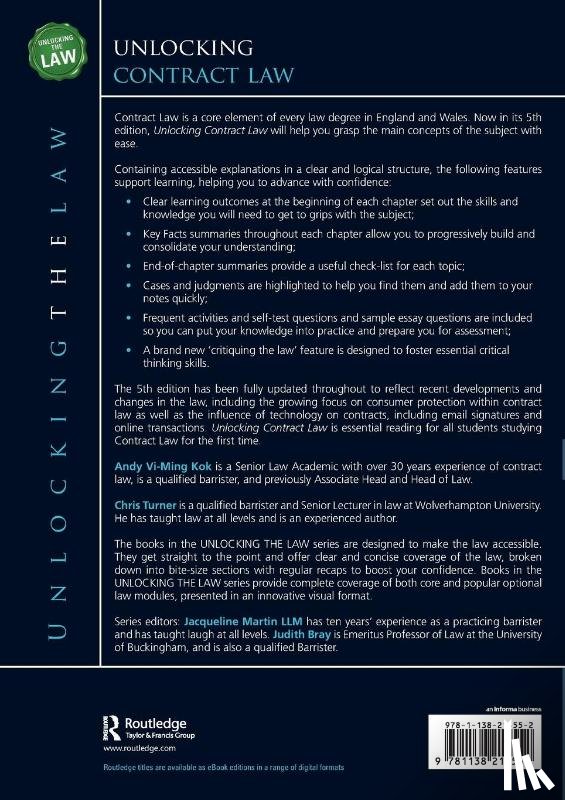 Kok, Andy Vi-Ming, Turner, Chris - Unlocking Contract Law