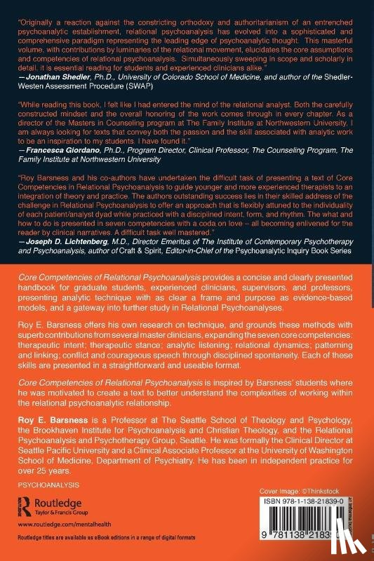  - Core Competencies of Relational Psychoanalysis