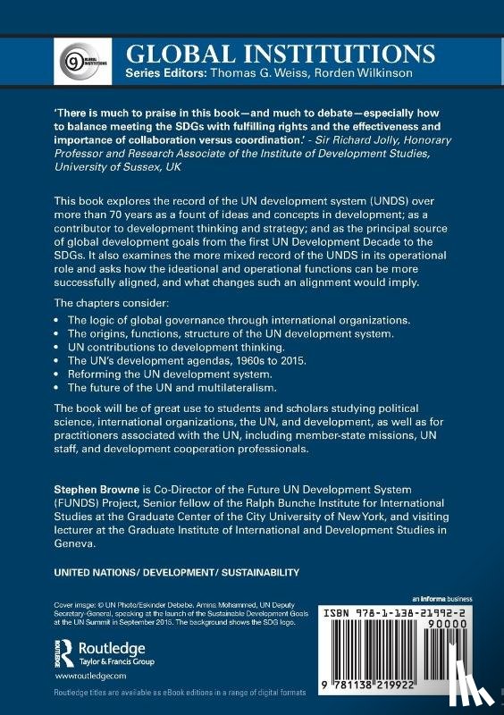 Browne, Stephen - Sustainable Development Goals and UN Goal-Setting