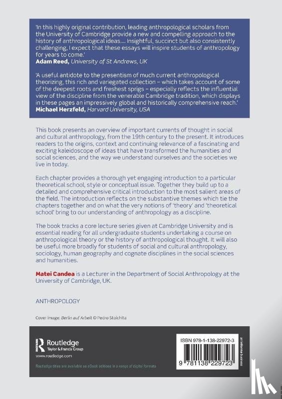  - Schools and Styles of Anthropological Theory