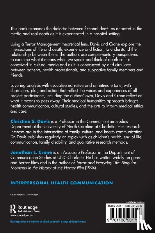 Davis, Christine S. (University of North Carolina at Charlotte, Crane, Jonathan L. (University of North Carolina at Charlotte - End of Life Communication