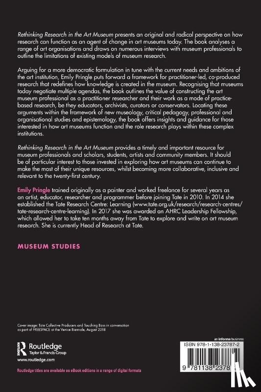 Pringle, Emily (Tate Research Centre - Rethinking Research in the Art Museum