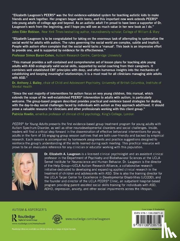 Laugeson, Elizabeth (University of California - Los Angeles - PEERS® for Young Adults