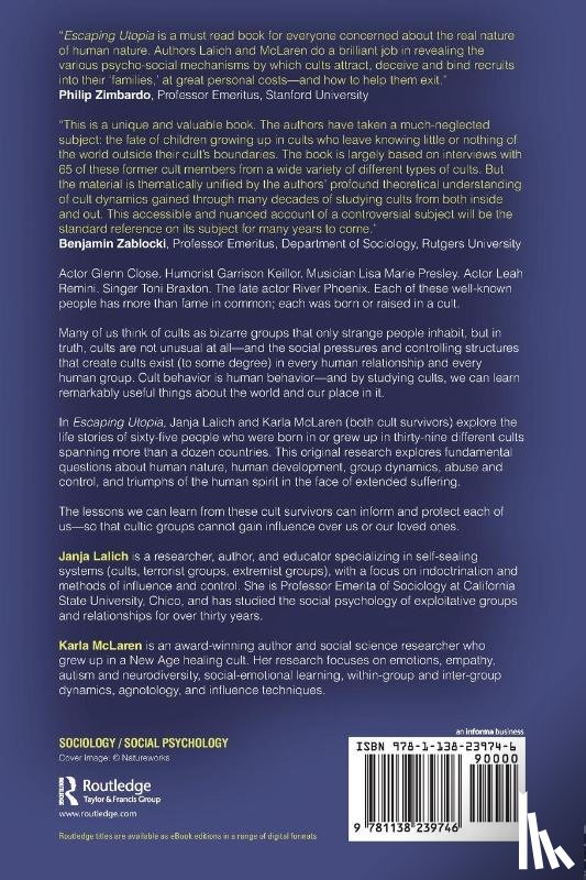 Lalich, Janja, McLaren, Karla - Escaping Utopia