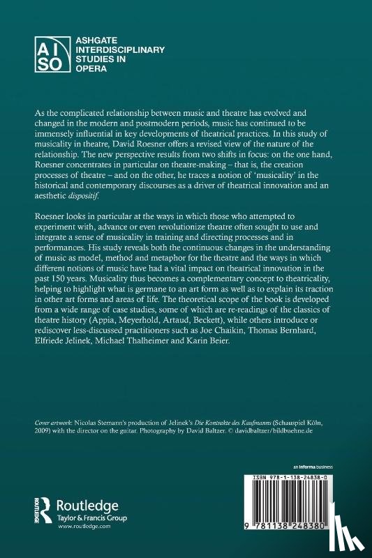 Roesner, David - Musicality in Theatre