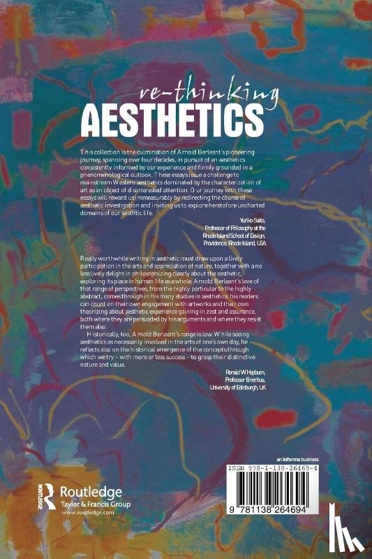 Berleant, Arnold - Re-thinking Aesthetics