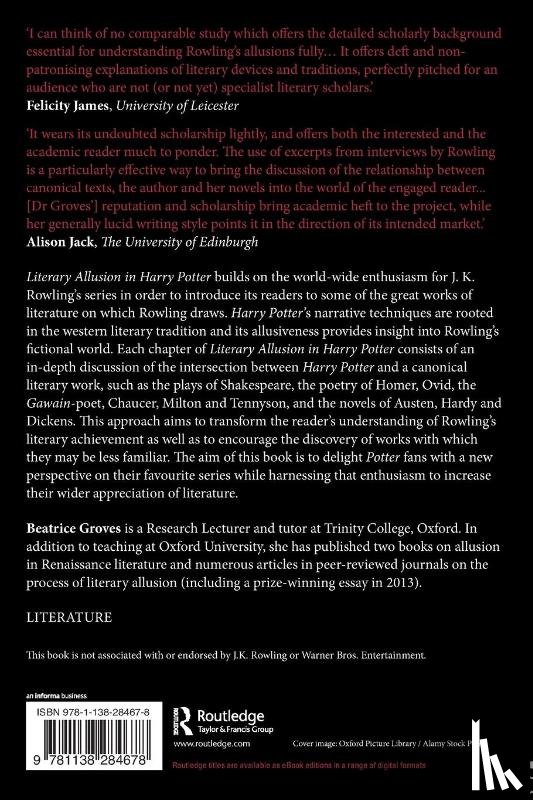 Groves, Beatrice - Literary Allusion in Harry Potter