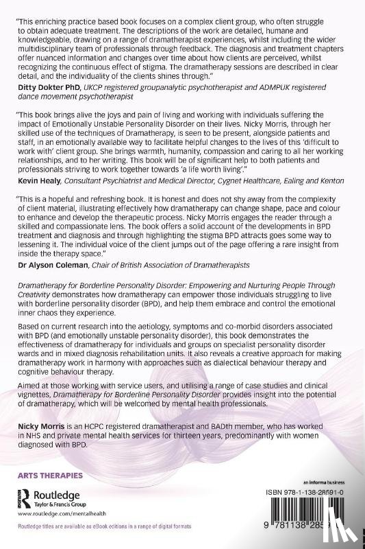 Morris, Nicky - Dramatherapy for Borderline Personality Disorder